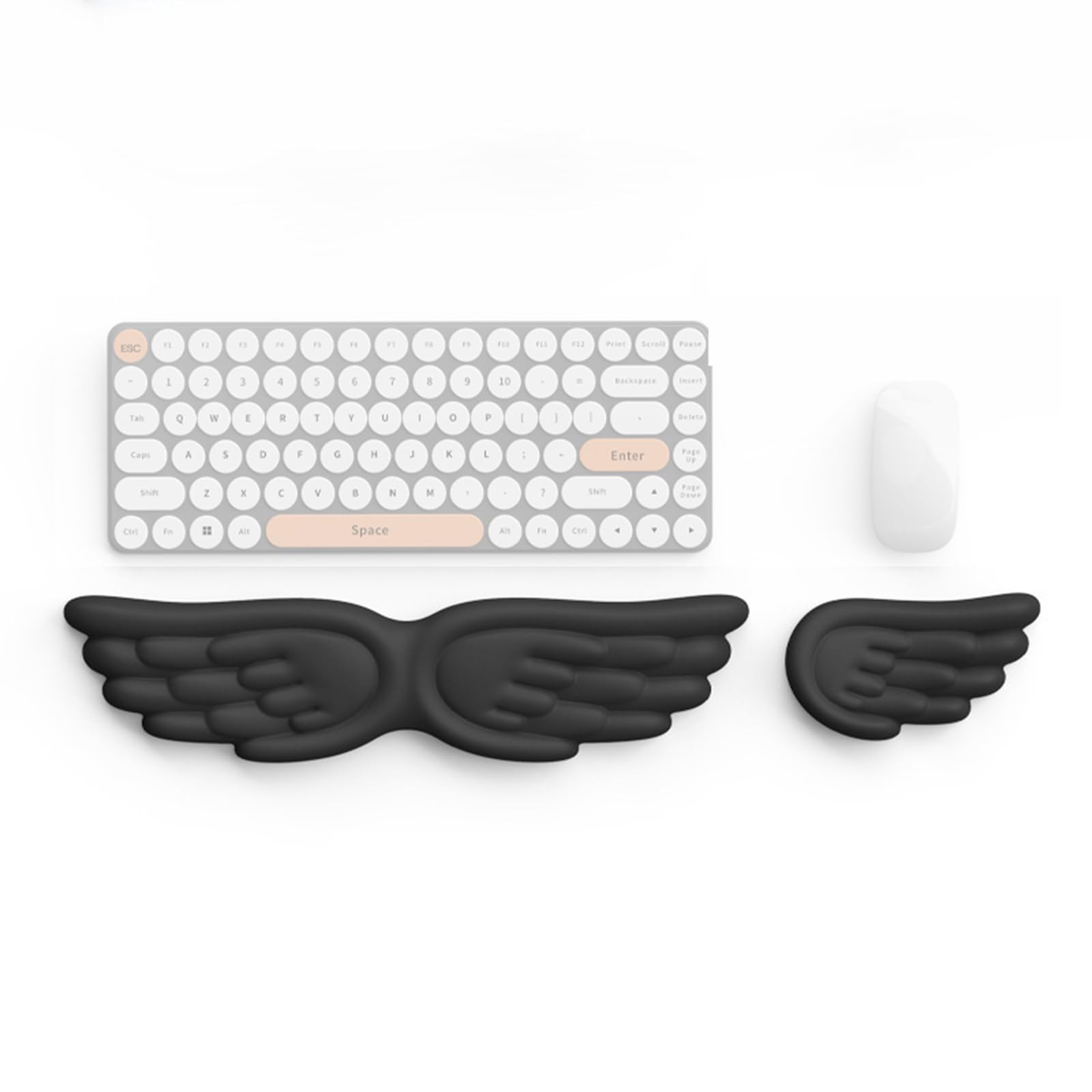 ZORBES® Angel Wings Keyboard and Mouse Wrist Rest ZORBES® Angel Wings Keyboard and Mouse Wrist Rest